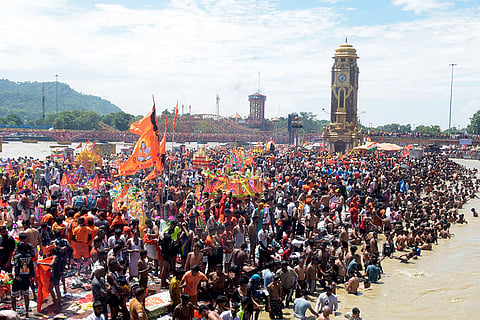 Kanwariyas in Haridwar